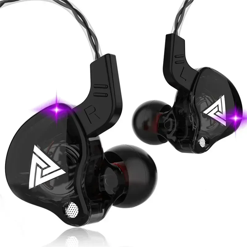 Wired Earphone Mic - Оригинальные проводные наушники QKZ AK6 с