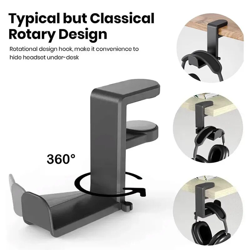 Крючок для стола без удара, де – обзор и цена Headphone Stand Desk